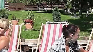 Group of Naughty Young Friends Having Fun