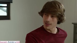 Sexy blonde Daisy LaVoy fucks her friend's brother with sweet payback