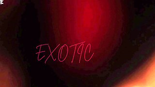 Magnificent Super hot Ebony Cougar Solo Conversing Onanism - UTTER FLICK ON CRIMSON - Mara Exotic