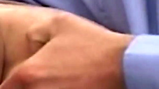 Busty French Babe Got Her Tight Ass Fucked by Boss and Covered with Cum