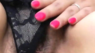 Hairy Granny Gets Her Unshaved Pussy Eaten Out by Young Babe Roxan