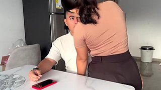 Stepsister Fucks Me in Kitchen - PronoiaMey Creampie Squirting MILF