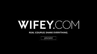 WIFEY New Bride Kira McKay Rides Dan's Huge Cock While Hubby Watches