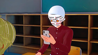 Rias watch Akeno Fucking and Xenovia & Koneko Lesbian Sex - DXD NTR Madness Series