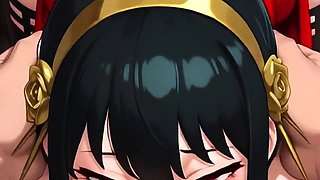 Blonde ass grabbed on sunny bed black hair blowjob paizuri
