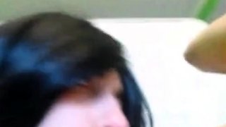 Amateur Lesbian Babes in Steamy Webcam Sex