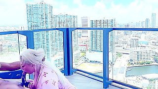 Mz Dani - Fucks On Outside Balcony