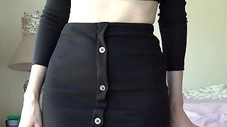 Hot amateur teen butt plug solo play
