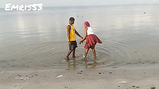 Having Fun in the beach