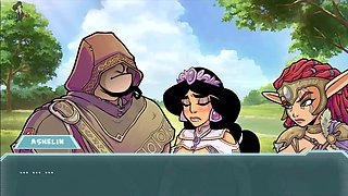 Akabur's hentai visual novel featuring Jak and Daxter with some big boobs action