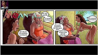 Car Toon - Moana Sacrifices Her Sweet Pussy To Save The Island From The Penis God