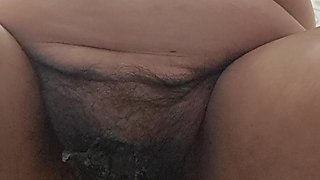 The Dildo Goes All the Way Into the MILF's Vagina