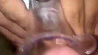 Tied up She Drinks All My Urine and Upside Down Deepthroat