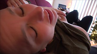 He was alone with his horny stepmom for Christmas POV