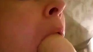 Independent Teen brunette girl toying pussy outdoor