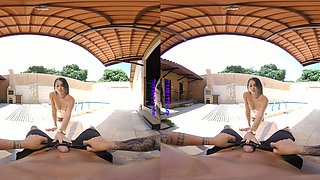 PURITYVR Perversions in public pool with Izadora