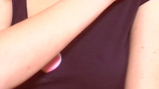 Blonde German Babe Playing with Her Ass and Pussy