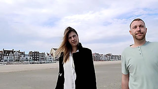 Coquette & Brad: Real French Couple Exhibits and Sucks Together!