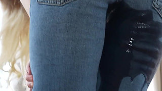 In the Decker Wetting Jeans