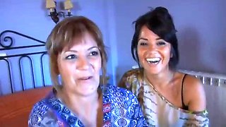 Latina Stepmother  Daughter Threesome