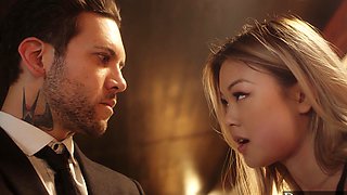 Small Hands fucks asian hottie Lulu Chu in doggy style and more, she’s a slut.