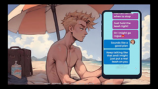 My New Girlfriend Taboo Hentai Game Ep.26 Naughty Step Sisters Going Topless at the Beach!