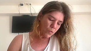 Amateur Handjob With My Brunette Stepsister - She's Scared of Getting Pregnant POV