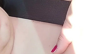 Sexy and Hot Stepmom, Only Fans in Slow Motion, in the Car