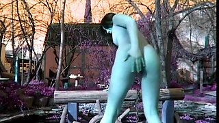 Dominica Leone vintage pussy licking pussy licking big cock sucking in the garden