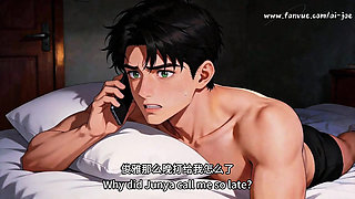 In front of my friend, She actually did such a thing to me.This is just too exciting.. EP-2.AI-generated