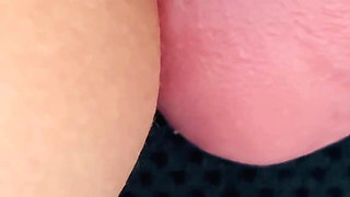 In the Car I Stop in a Parking Lot to Dildo My Pussy Like a Whore at the Risk of Being Surprised by Strangers
