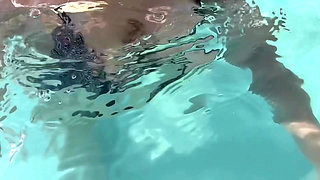 Artemisia Love Flashing Her Juicy Big Tits at the Pool