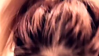 Asian amateur babe give a hot blowjob in POV