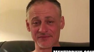 Wooly amateur taunts his sausage and shoots fat jism geysers