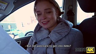 Debt4k. blonde coquette wants to buy fresh shoes so why sells vagina