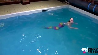 Lucy Lauren - Captive Mermaid Teases You In The Pool