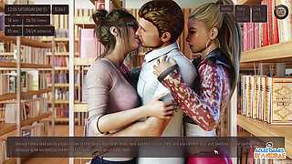 Ep20: Library Threesome Sex with Emma and Jen - Living with Temptation: American Sunset