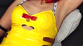 Pikachu Pet Play, Covered in Sperm!