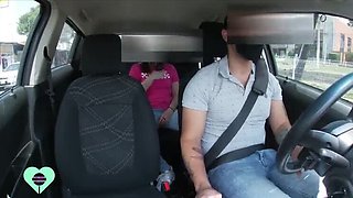 Hot Teen Gets Naked & Fingers Herself in Uber - Driver Secretly Records Her