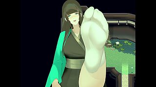 Busty asian babe Kumaben1 gets down in some wild porn games with hentai action