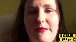 UKSubSluts.com - Mea Malone's BBW masturbation and big cock tease