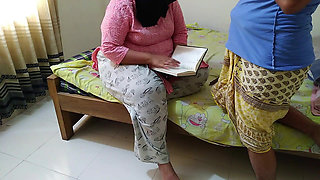 I Tutored a Teen 20y Old Hot College Girl, Fucked Her When She Failed Exam - Bed Cumshot