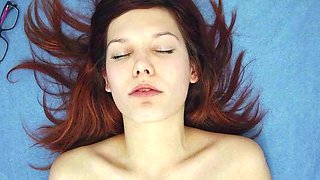 Student explores her pussy