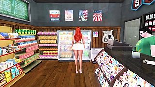 Redhead MILF gets fucked and cum sprayed in the desert