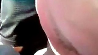 Young Blonde Gives Daddy Roadhead