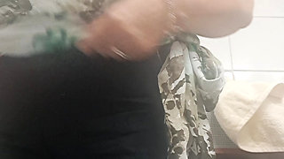 a moment of passion in the quick bathroom