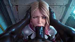 She Let the Symbiote Fill Her for Power - AI GENERATED