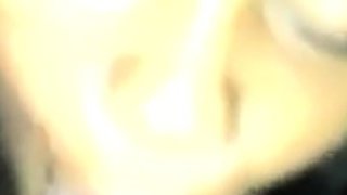 Black Homemade Cheating Slut Sucks Dick in Bathroom