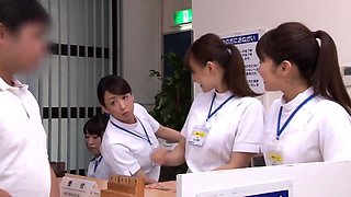 看護婦ナース連続手コキクリニック nurse hand job clinic 清純派に見えて超ムッツリでチンポ精子スペルマザーメン大好き女性達　手淫　ビッチ　愛情深い性処理奉仕　sperma semen