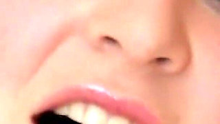 Glass Sex Addicts Scene-1_sexy Slim Brunette Babe Inserts a Long Glass Dildo